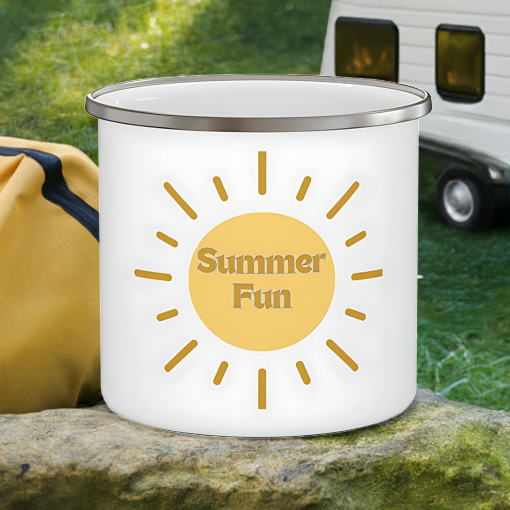 Summer Fun in the Sun Camping Mug