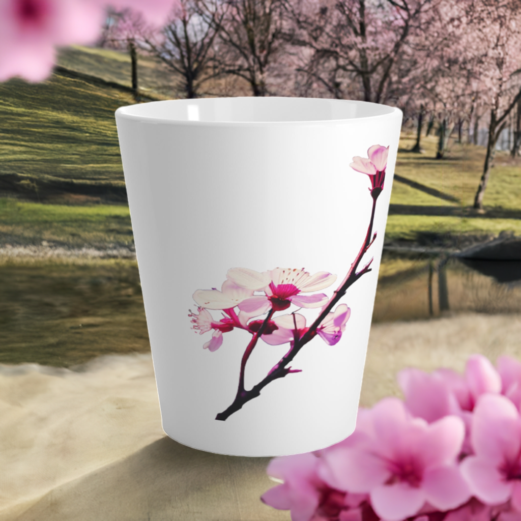 Pink blossom Latte Mug