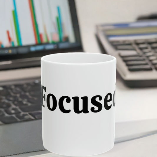 Focused Ceramic Mug, 11oz