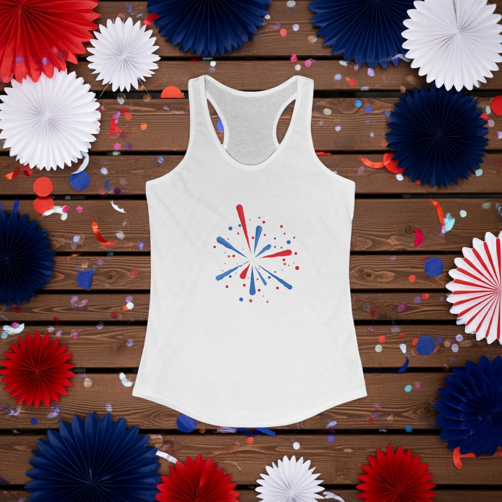 Splash of Fireworks Tank Top
