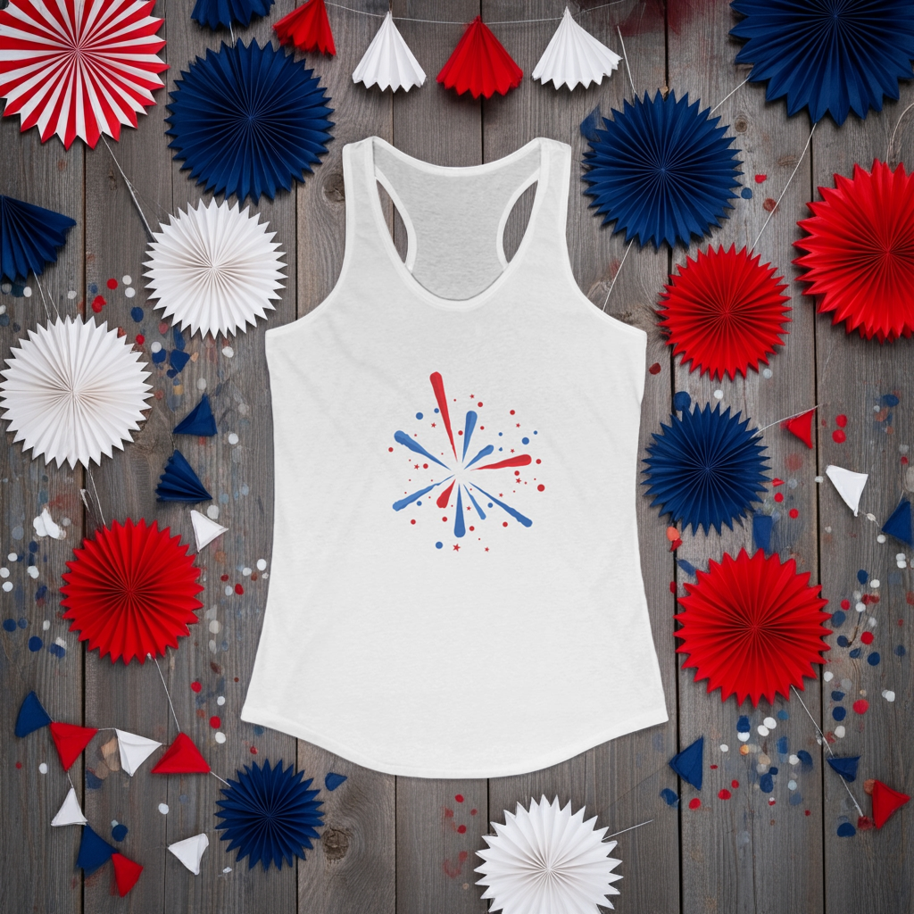 Splash of Fireworks Tank Top